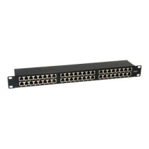 Equip 326449 - RJ-45 - Cat6 - Nero - Montaggio a rack - 1U - CE