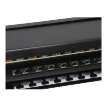 Equip 326449 - RJ-45 - Cat6 - Nero - Montaggio a rack - 1U - CE