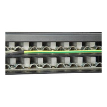 Equip 326449 - RJ-45 - Cat6 - Nero - Montaggio a rack - 1U - CE