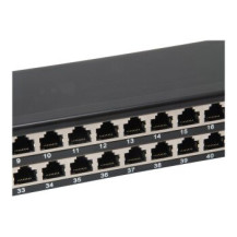 Equip 326449 - RJ-45 - Cat6 - Nero - Montaggio a rack - 1U - CE