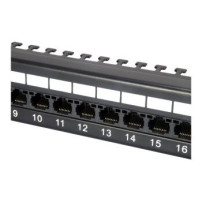 Equip 135425 - RJ-45 - Nero - Montaggio a rack - 1U - CE - Scatola