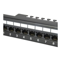 Equip 135425 - RJ-45 - Nero - Montaggio a rack - 1U - CE - Scatola