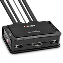 Lindy 42344 - 4096 x 2160 Pixel - 4K Ultra HD - Montaggio rack - Nero
