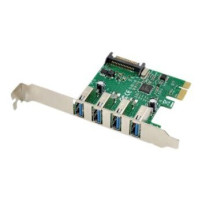 Conceptronic EMRICK02G - PCIe - USB 3.2 Gen 1 (3.1 Gen 1) - Verde - PC - Passivo - Cina