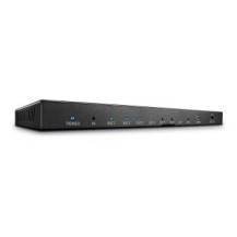 Lindy 38237 - HDMI - 8x HDMI - 3840 x 2160 Pixel - Nero - Metallo - 4K Ultra HD