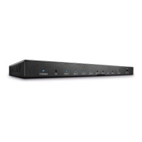 Lindy 38237 - HDMI - 8x HDMI - 3840 x 2160 Pixel - Nero - Metallo - 4K Ultra HD