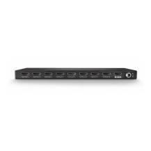 Lindy 38237 - HDMI - 8x HDMI - 3840 x 2160 Pixel - Nero - Metallo - 4K Ultra HD