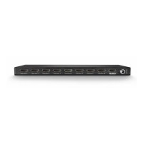 Lindy 38237 - HDMI - 8x HDMI - 3840 x 2160 Pixel - Nero - Metallo - 4K Ultra HD