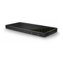 Lindy 38237 - HDMI - 8x HDMI - 3840 x 2160 Pixel - Nero - Metallo - 4K Ultra HD