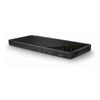 Lindy 38237 - HDMI - 8x HDMI - 3840 x 2160 Pixel - Nero - Metallo - 4K Ultra HD