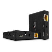 Lindy 38205 - 3840 x 2160 Pixel - Trasmettitore e ricevitore AV - 50 m - Cablato - Nero - HDCP