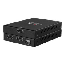 Lindy 38205 - 3840 x 2160 Pixel - Trasmettitore e ricevitore AV - 50 m - Cablato - Nero - HDCP