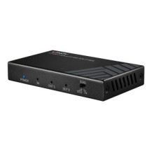 Lindy 38235 - HDMI - 2x HDMI - 3840 x 2160 Pixel - Nero - Metallo - CE - FCC - RoHS - REACH - California Proposition 65