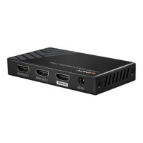 Lindy 38235 - HDMI - 2x HDMI - 3840 x 2160 Pixel - Nero - Metallo - CE - FCC - RoHS - REACH - California Proposition 65