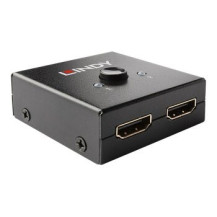 Lindy 38336 - HDMI - Nero - Metallo - 60 Hz - 18 Gbit/s - 3840 x 2160 Pixel