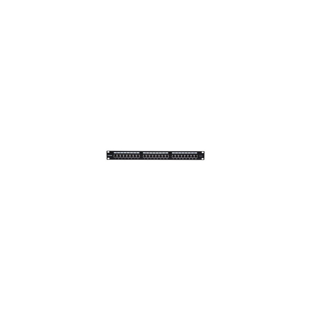 Intellinet 720854 - IEEE 802.3,IEEE 802.3ab,IEEE 802.3u - Gigabit Ethernet - Cat6a - F/UTP (FTP) - Nero - Montaggio a rack