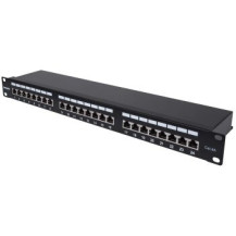 Intellinet 720854 - IEEE 802.3,IEEE 802.3ab,IEEE 802.3u - Gigabit Ethernet - Cat6a - F/UTP (FTP) - Nero - Montaggio a rack