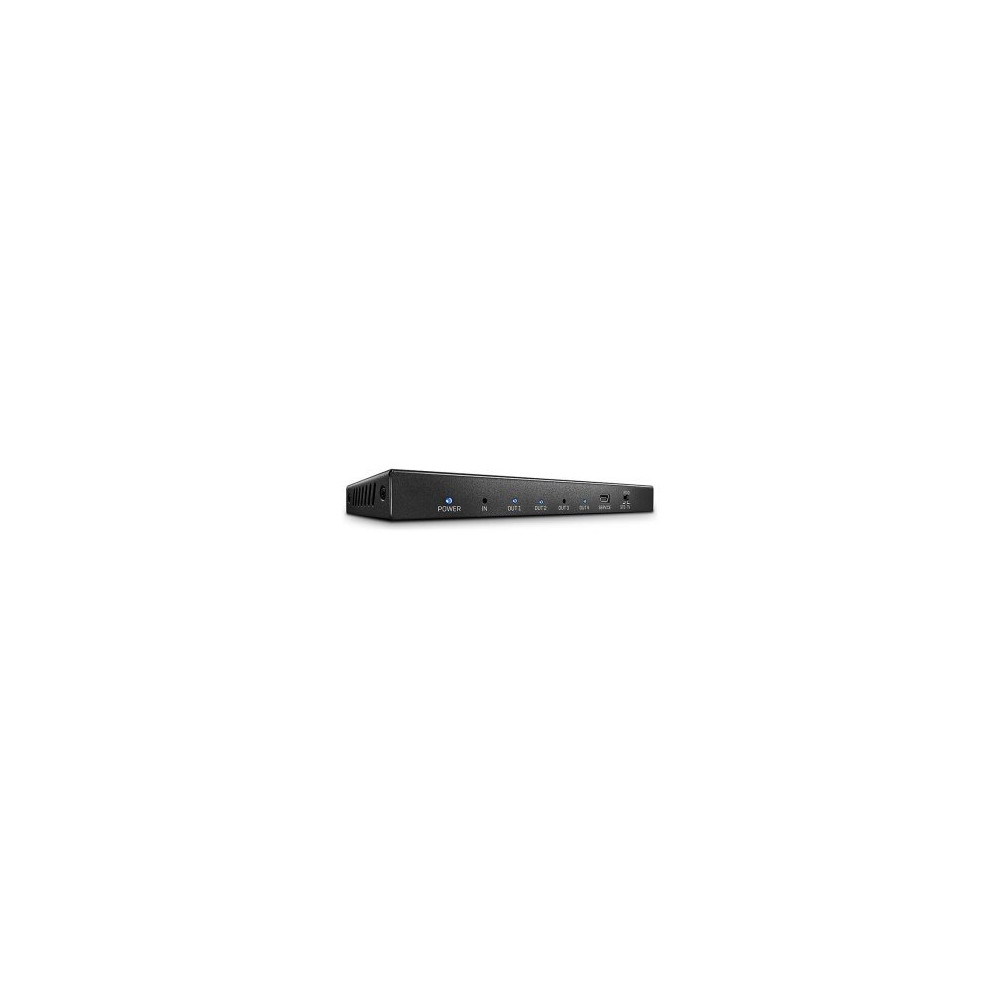 Lindy 38236 - HDMI - 4x HDMI - 3840 x 2160 Pixel - Nero - Metallo - 4K Ultra HD