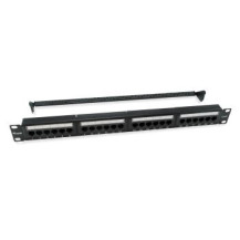 Equip 135426 - Cat6 - 22/26 - Nero - ABS sintetico - Acciaio - Montaggio a rack - 1U