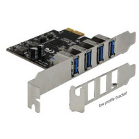 Delock 90304 - PCIe - USB 3.2 Gen 1 (3.1 Gen 1) - A basso profilo - PCIe 2.0 - Verde - Cina