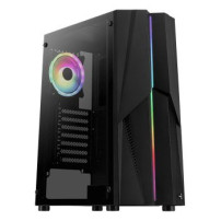 AEROCOOL ADVANCED TECHNOLOGIES Geh AeroCool Midi Mecha v2 MicroATX/ATX/MiniITX o.N. 1xARGB - Midi/minitower - ATX