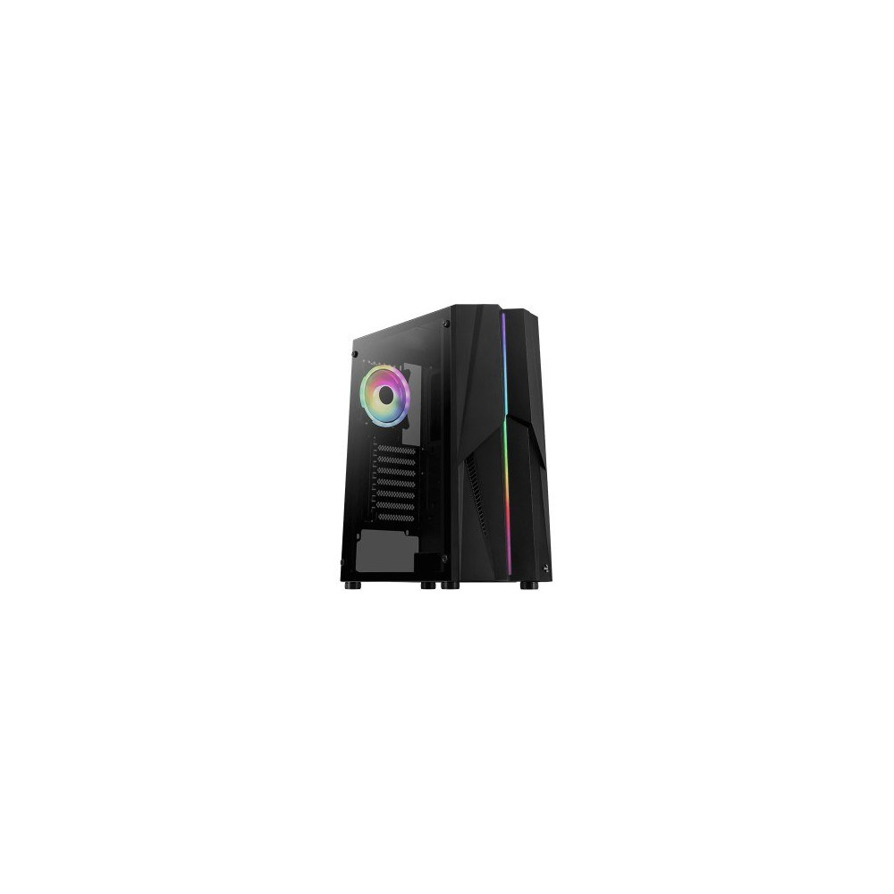 AEROCOOL ADVANCED TECHNOLOGIES Geh AeroCool Midi Mecha v2 MicroATX/ATX/MiniITX o.N. 1xARGB - Midi/minitower - ATX