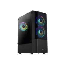 AEROCOOL ADVANCED TECHNOLOGIES Geh AeroCool Midi Quantum v3 Black MicroATX/ATX/MiniITX - Midi/minitower - ATX