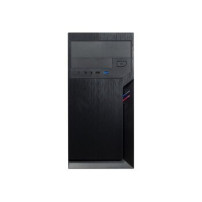 Inter-Tech IT-6502 Romea - Micro Tower - PC - Nero - uATX - 14 cm - 29 cm