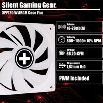Xilence Performance A+ XF064 - Ventilatore - 12 cm - 500 Giri/min - 1500 Giri/min - 32,5 dB - 119 pdc/min
