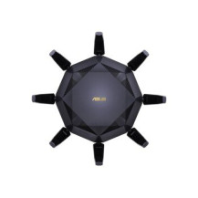 ASUS RT-AX89X AX6000 AiMesh - Wi-Fi 6 (802.11ax) - Dual-band (2.4 GHz/5 GHz) - Collegamento ethernet LAN - 3G - Nero - Router da