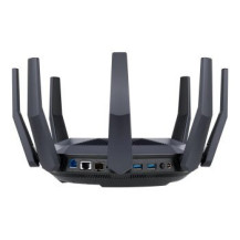 ASUS RT-AX89X AX6000 AiMesh - Wi-Fi 6 (802.11ax) - Dual-band (2.4 GHz/5 GHz) - Collegamento ethernet LAN - 3G - Nero - Router da
