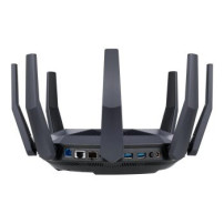 ASUS RT-AX89X AX6000 AiMesh - Wi-Fi 6 (802.11ax) - Dual-band (2.4 GHz/5 GHz) - Collegamento ethernet LAN - 3G - Nero - Router da