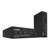 Lindy 39374 - Trasmettitore e ricevitore - Cablato - 100 m - Cat6 - 1920 x 1080 Pixel - Nero