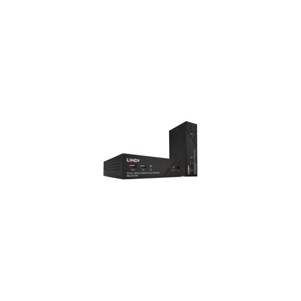 Lindy 39374 - Trasmettitore e ricevitore - Cablato - 100 m - Cat6 - 1920 x 1080 Pixel - Nero