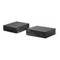 Lindy 39374 - Trasmettitore e ricevitore - Cablato - 100 m - Cat6 - 1920 x 1080 Pixel - Nero
