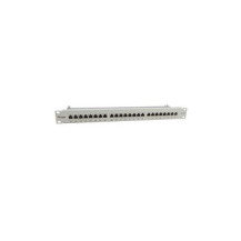 Equip Patchpanel 24x RJ45 Cat6A 19″ 1HE grau - Rj-45 - Modulo rack