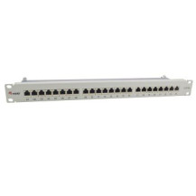 Equip Patchpanel 24x RJ45 Cat6A 19″ 1HE grau - Rj-45 - Modulo rack
