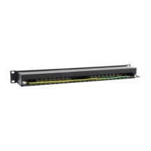 Equip Patchpanel 16x RJ45 Cat6 19″ 1HE schwarz - Rj-45 - Modulo rack