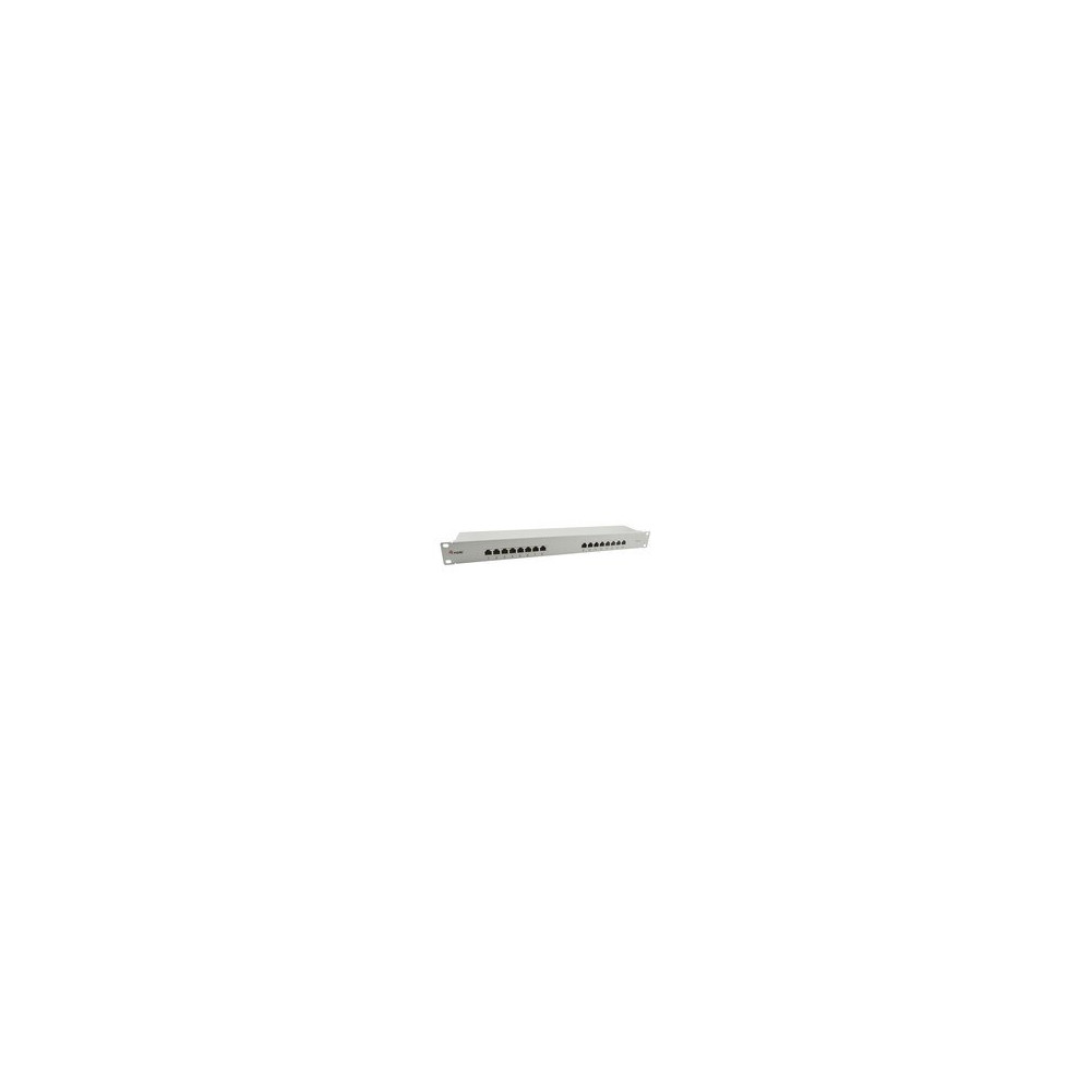 Equip Patchpanel 16x RJ45 Cat6 19″ 1HE grau - Rj-45 - Modulo rack