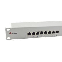 Equip Patchpanel 16x RJ45 Cat6 19″ 1HE grau - Rj-45 - Modulo rack