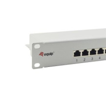 Equip Patchpanel 16x RJ45 Cat6 19″ 1HE grau - Rj-45 - Modulo rack