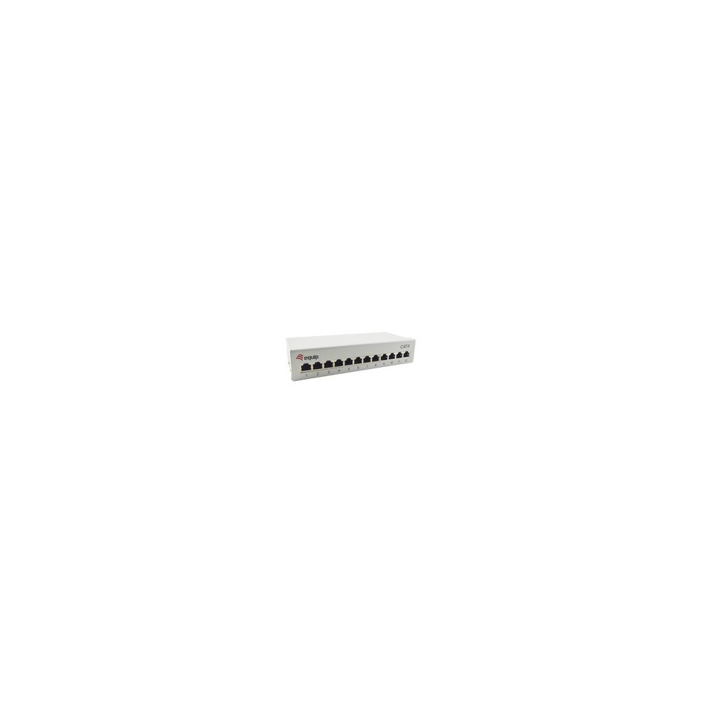 Equip Patchpanel 12x RJ45 Cat6 Desktop grau