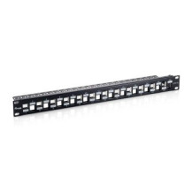Equip Patchpanel 24x RJ45 Cat6a 19″ 1HE Keystone - Rj-45 - Modulo rack