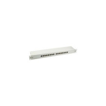 Equip 32731607201Cat.5e Patch Panel 16-Port 19Inch 1U light-grey shielded