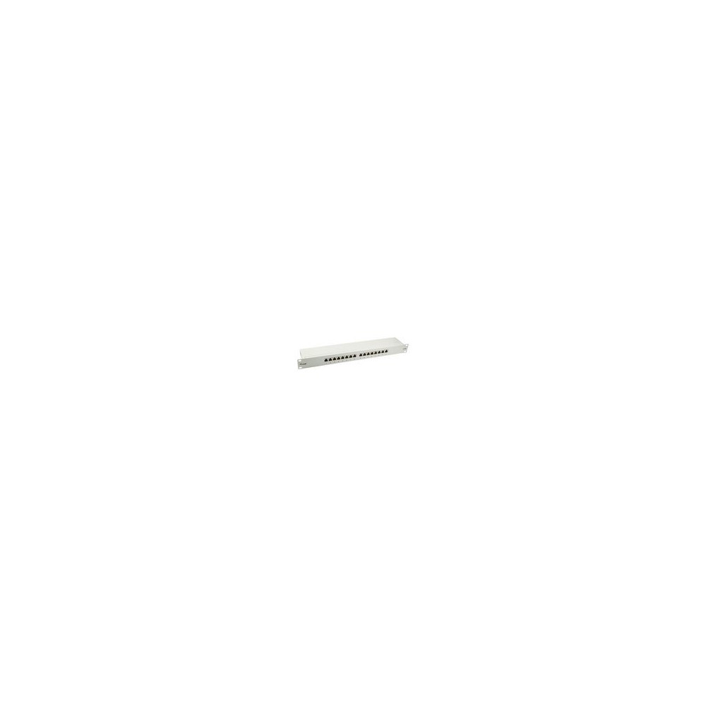 Equip 32731607201Cat.5e Patch Panel 16-Port 19Inch 1U light-grey shielded