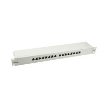Equip 32731607201Cat.5e Patch Panel 16-Port 19Inch 1U light-grey shielded