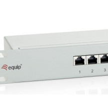 Equip 326316 - RJ-45 - Oro - Cat6 - Grigio - Montaggio a rack - 1U