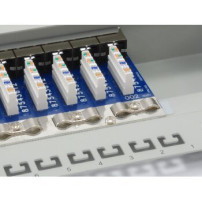 Equip 326316 - RJ-45 - Oro - Cat6 - Grigio - Montaggio a rack - 1U
