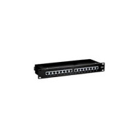 Equip 326416 - RJ-45 - Oro - Cat6 - Nero - Montaggio a rack - 1U