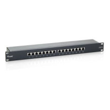 Equip 326416 - RJ-45 - Oro - Cat6 - Nero - Montaggio a rack - 1U